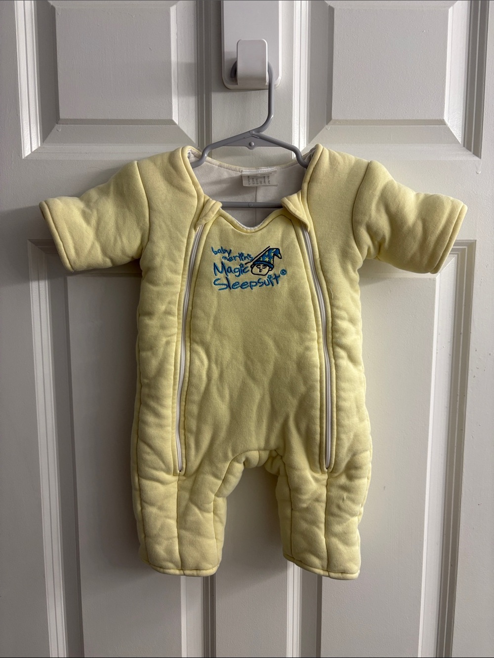 Magic Sleepsuit Padded One-Piece in Pale Yellow by Magic